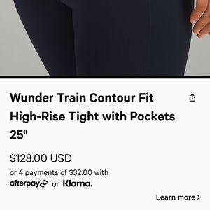 Lululemon Wunder Train leggings